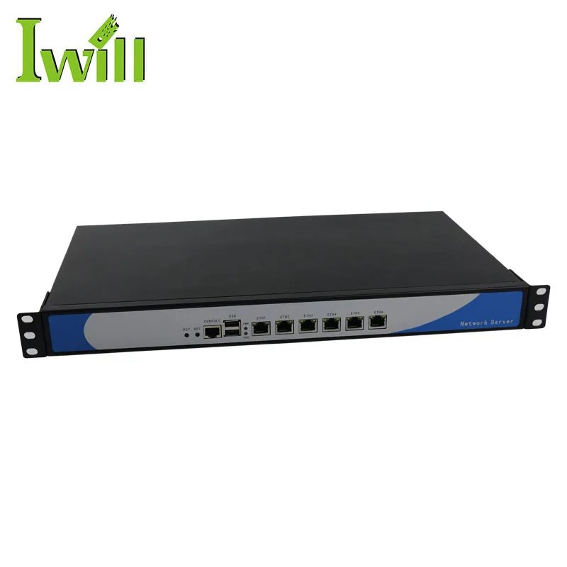 1U 19 Inch Rackmount Network Server VPN Pfsense Router with USB2.0 Server Rack Network