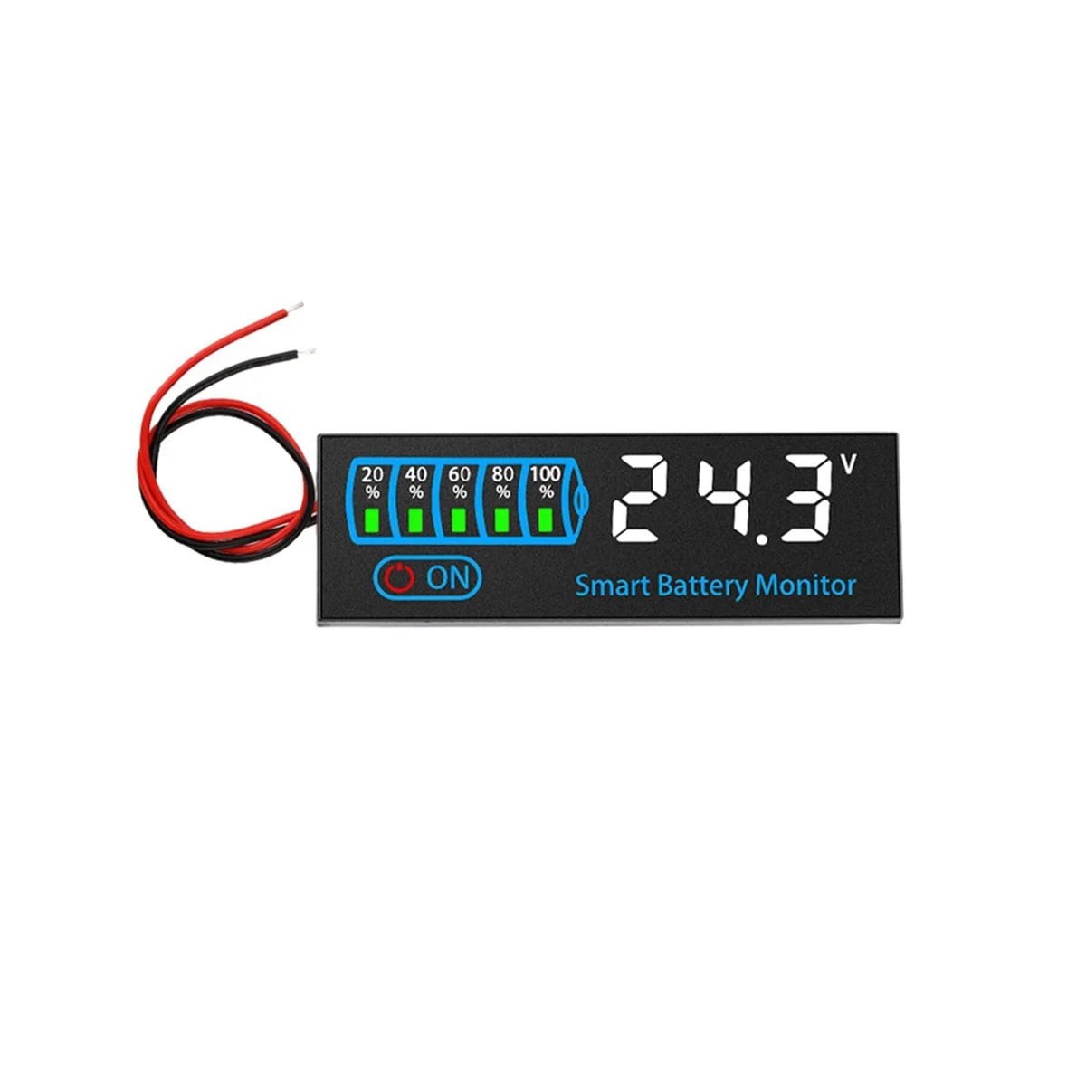 A75K 18650 Li-Ion Lipo Lithium Test 7-55V Acid Battery Level Indicator Tester LEDDisplay Meter Module Capacity VoltageMeter,A