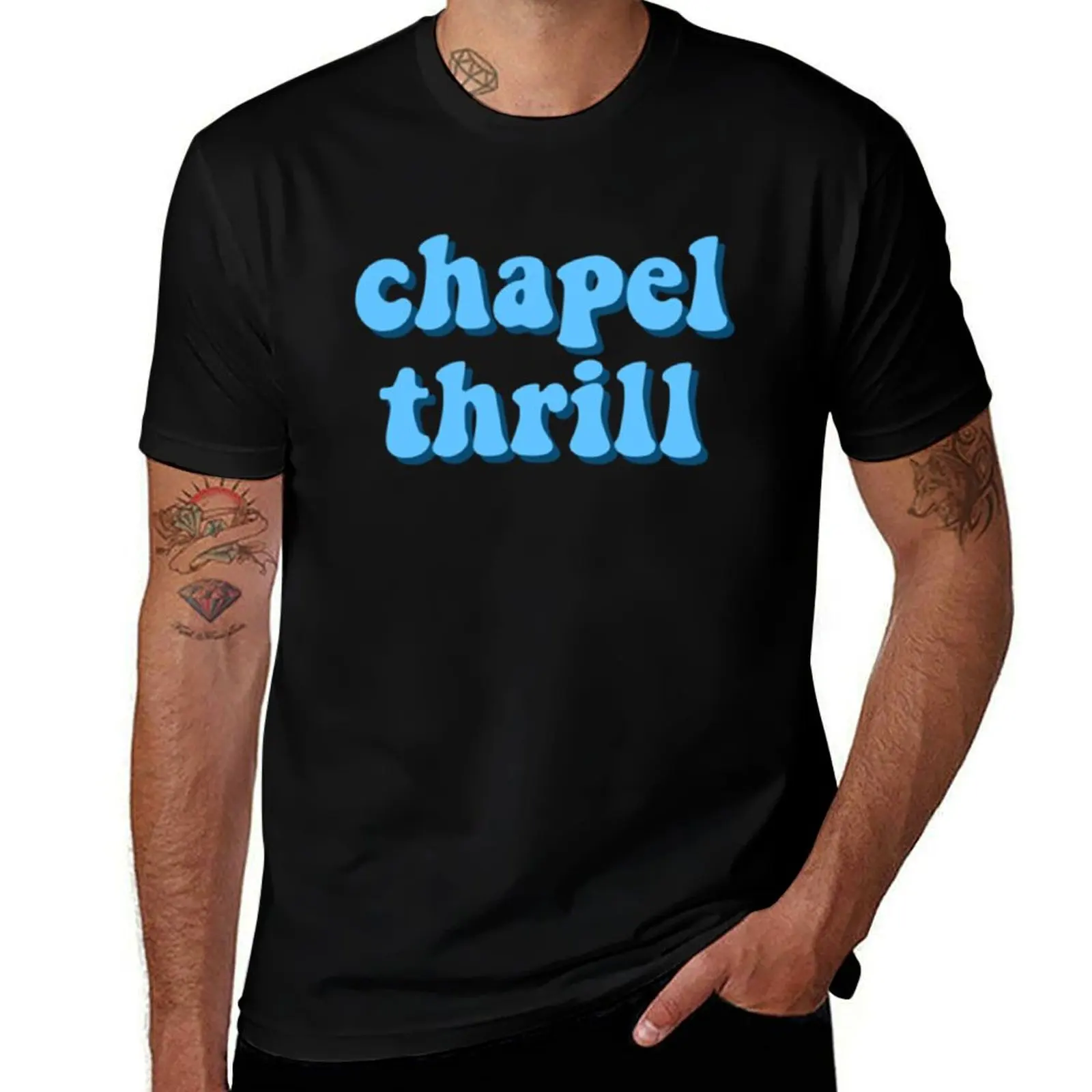 chapel thrill T-Shirt Holiday Party T-Shirt for Men