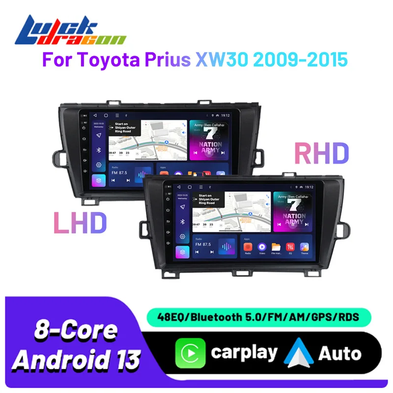 

Autoradio Car Radio For Toyota Prius XW30 2009-2015 Multimedia Player Video Carplay Android Auto Wirelss wifi gps Car Radio dsp