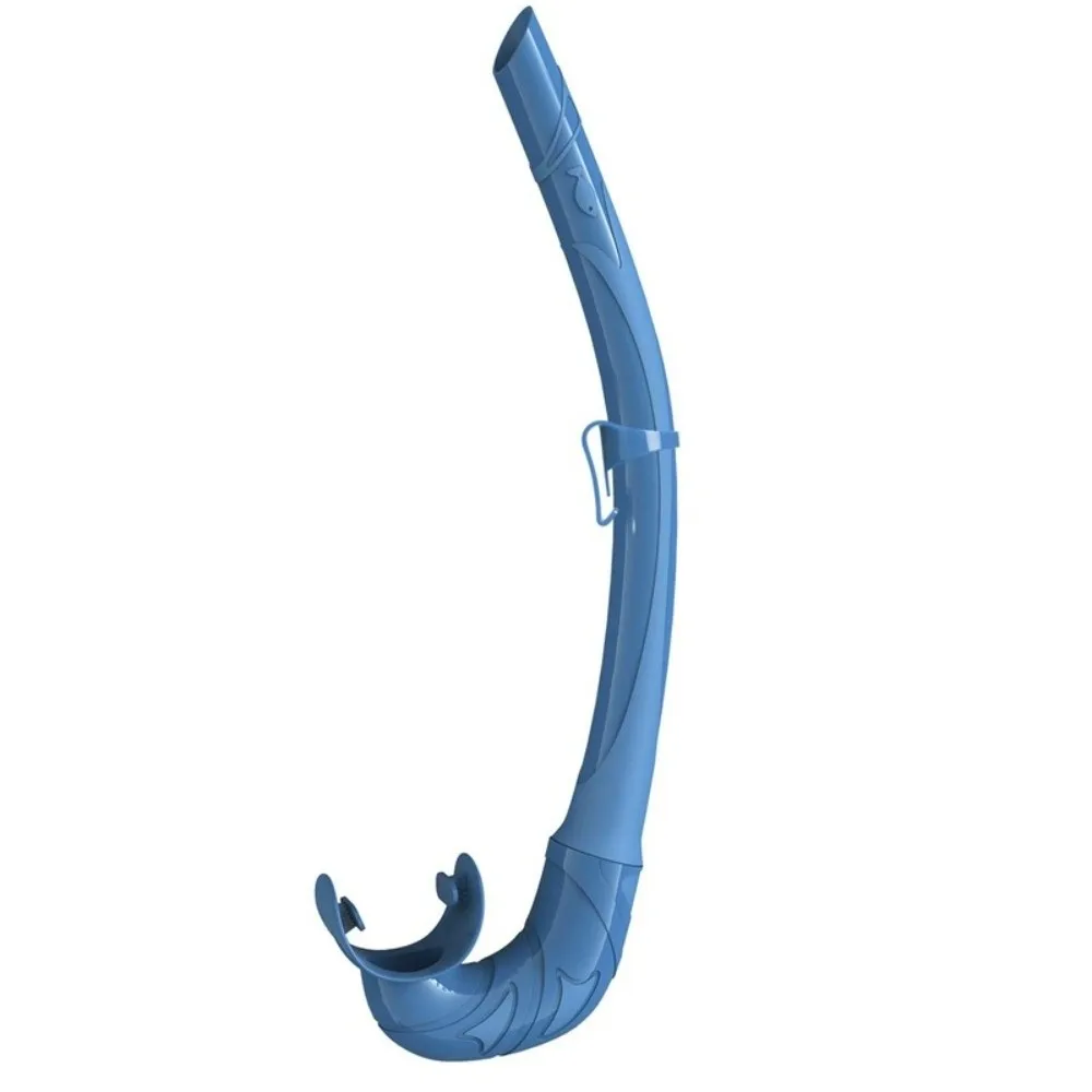 Soft Soft Silicone Diving Snorkel Portable Arc-Bite Swimming Snorkel Anti-Drop Comfortable Snorkeling Snorkel Spearfishing