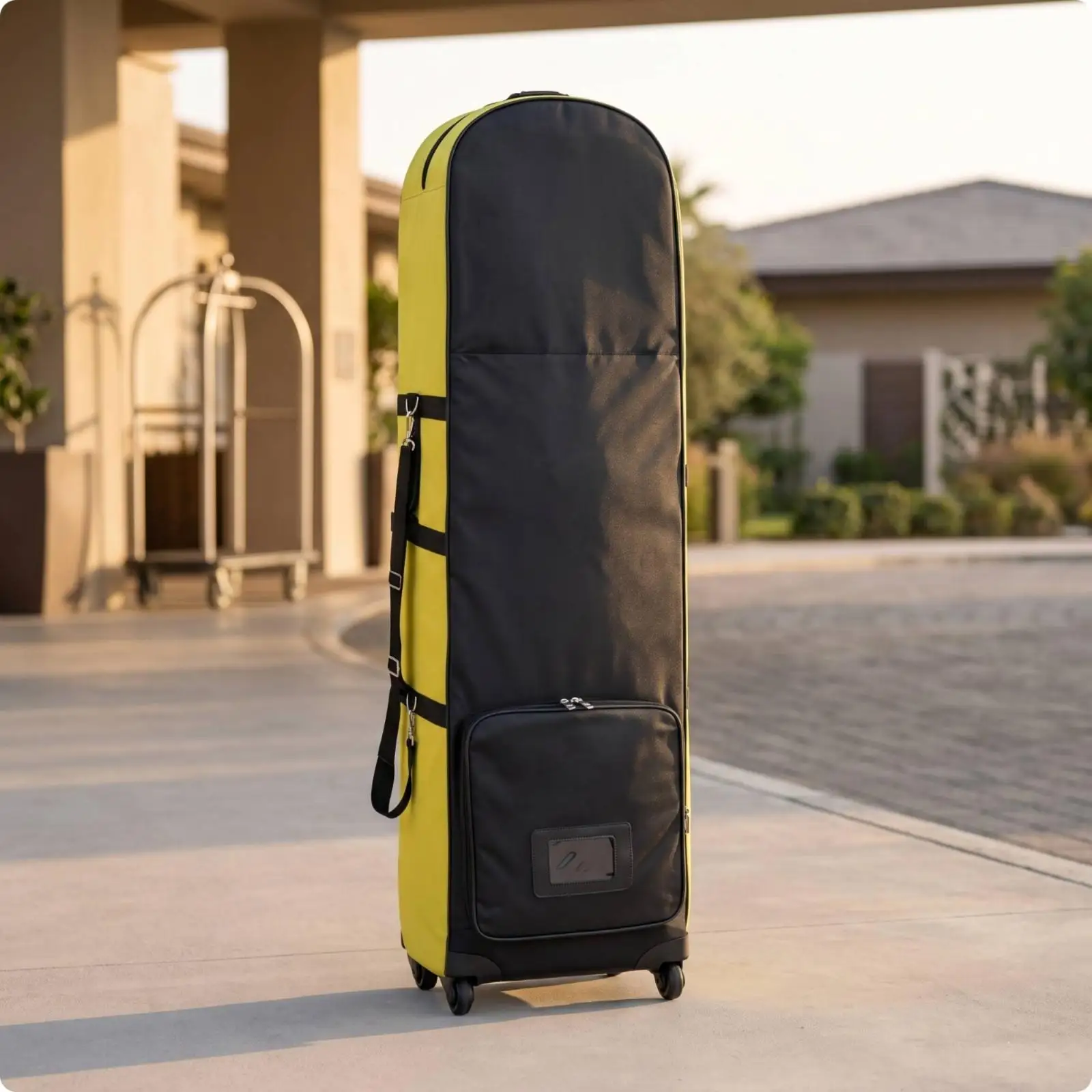 Wear-Resistant Golf Transport Cover | Rolling, tournament luggage Bag with
