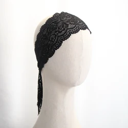 Black Lace Latin Dance Headband Women Latin Accessories Practice Wear Cha Cha Rumba Samba Dance Headwear Latin Hairband DNV19176