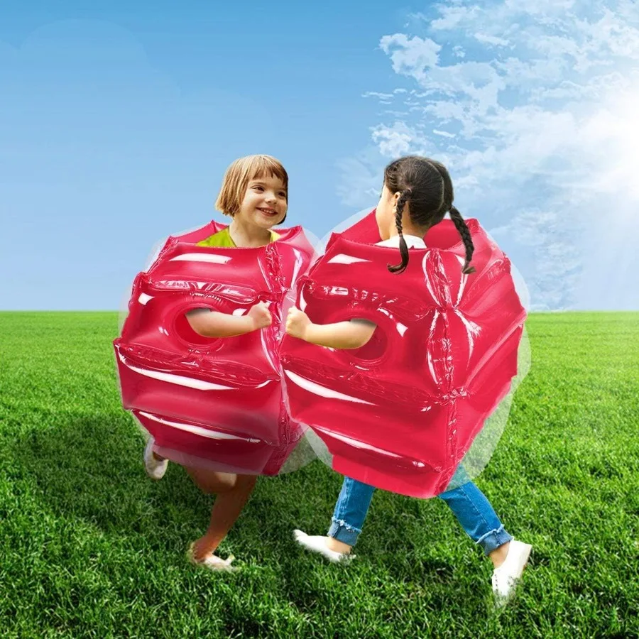 ลูกบอลซูโม่ 2 ลูก สำหรับเล่นเกมบอลเด้งดึ๋งกลางแจ้ง เกมสนามหญ้าสำหรับเด็ก เล่นเป็นทีม อายุ 3-12 ปี ขนาด 24 นิ้ว 2 ลูก สนุก กระตุ้นการเคลื่อนไหว เล่นได้ทั้งในบ้านและนอกบ้าน