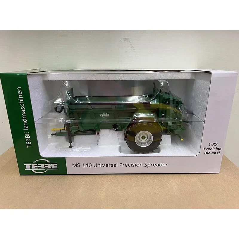 Diecast Alloy 1:32 Scale TEBBE MS 140 Fertilizer Applicator Spreader Trailer Car Model Adult Toys Classics Souvenir Gift Display