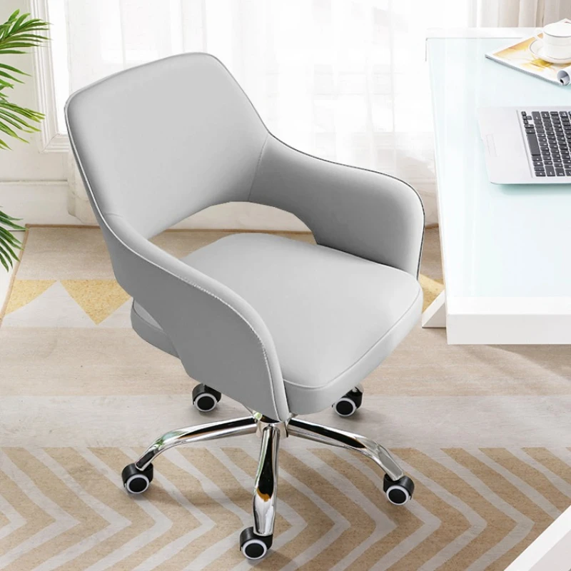 Nordic household office chair small apartment comfortable creative manicure makeup chair liftable ergonomic krzesło furniture