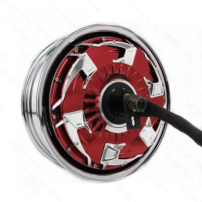 Motor 12 inch 3000W40H fourth generation V4 power saving version 48-96V electric motorcycle electric vehicle motor