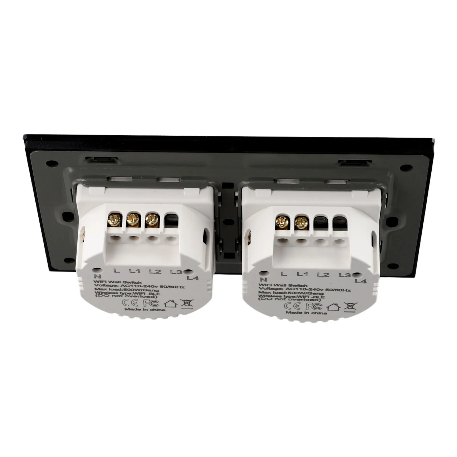 Voice Control for Smart Touch Switch for Home Use Compatible with For Tuya App and 220V 10A for Lights and Energy Saving Lamps