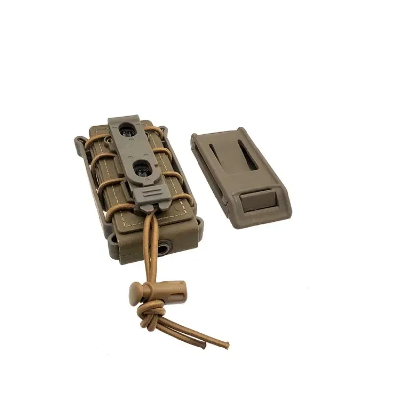 

Tactical Equipment 9mm Single Magazine Pouch Scorpion Elastic Pistol Pouch Waist Belt Flashlight Holster Case Box Hunting Gear