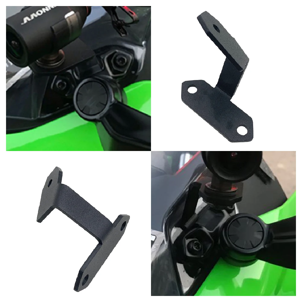 Fit for Kawasaki Ninja 400 300 250 ABS EX400 EX300 EX250 2013-2024 Motorcycle Dash Cam Front DVR Video Camera Mount Bracket