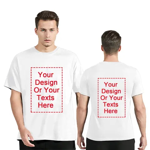 Personalizado seu como foto ou logotipo seu próprio design t camisa masculina unissex algodão camiseta personalizada manga curta tshirt topos t