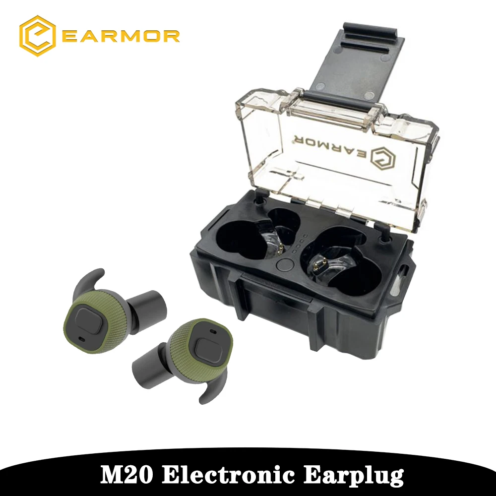 

EARMOR M20 MOD3 Electronic Sound Suppresses In-ear Hearing Protection Earplugs Airsoft Hunting Noise-Canceling Tactical Headset