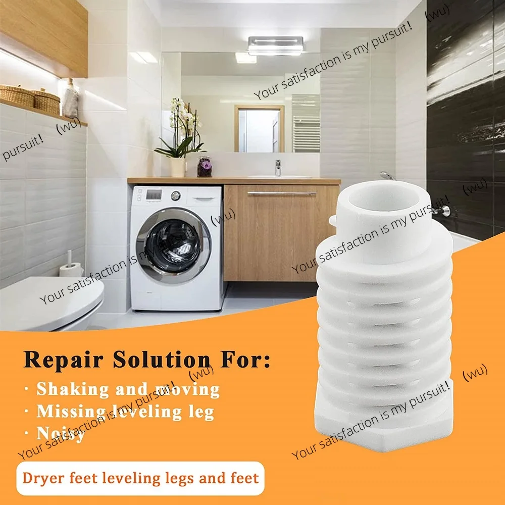 4PCS 49621 PS1609293 Dryer Leveling Leg Feet W10823505 AP4295805 PS1609293 EAP1609293 Compatible With Whirl-Pool Dryer Legs