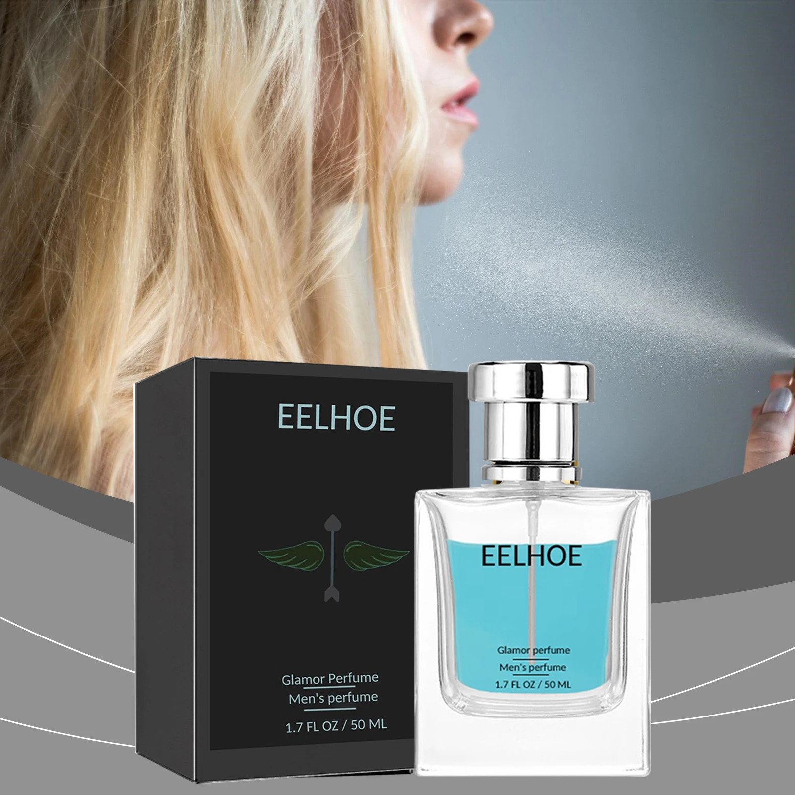 Men's Charm Pheromone Perfume Men's Release Charm Natural, Fresh and Lasting Fragrance   Allure Perfume For Men