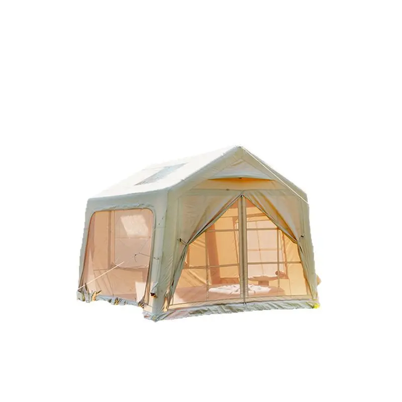 

Outdoor inflatable tent 7 m2 light luxury camping rain-proof overnight windproof portable warm large-scale free construction