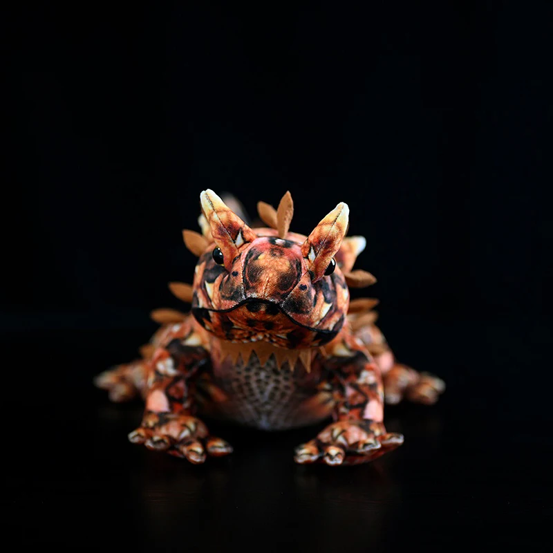 Cute Realistic Thorny Devil Plush Toy Perfect Gift For Kids Animal Enthusists Soft Cuddly Mountain Devil Plushie Simulation Doll
