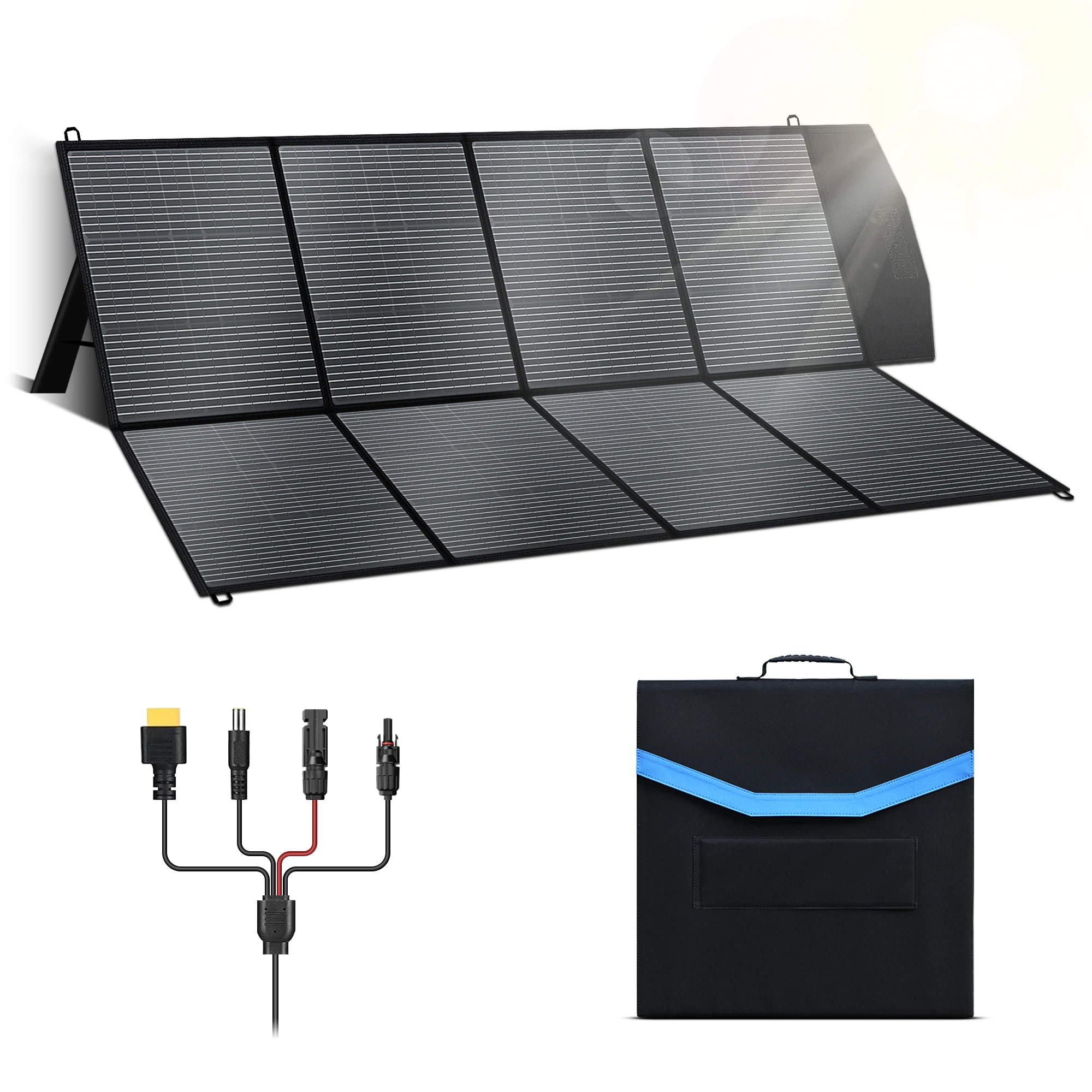 Folding Solar Panel - แผงโซลาร์เซลล์พับได้ SHUSU NBSQ-4-400-ETFE กำลังไฟ 400 วัตต์