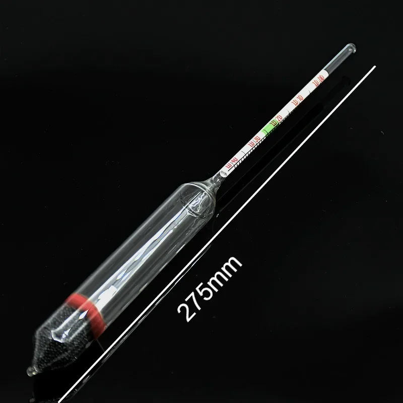 Seawater Density Meter 1.000-1.040 Seawater Salinity Meter Baume Glass Hydrometer Densitometer Without Thermometer 5 / PK