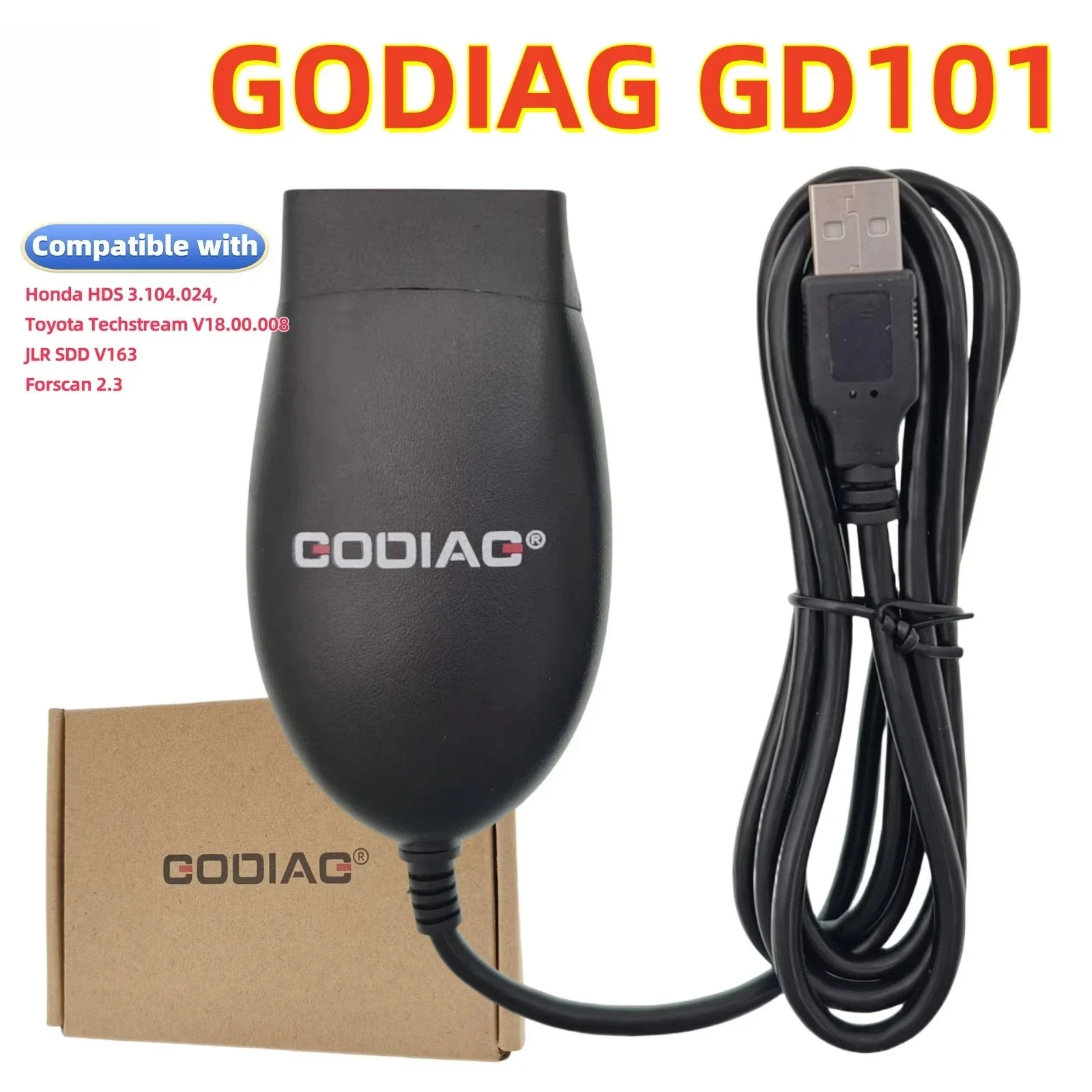 GODIAG GD101 J2534 Passthru Vehicle Network Communication Interface for ELM327 Diagnose J1979 Vehicles Switch Mode Automatically