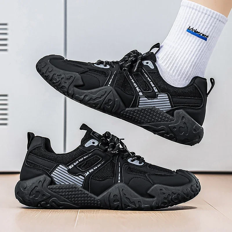 Men's Casual Sneakers Breathable Mesh Sneakers For Men Comfortable Low-cut Sneakers Man Trainers Outdoor Non-slip Sports Shoes