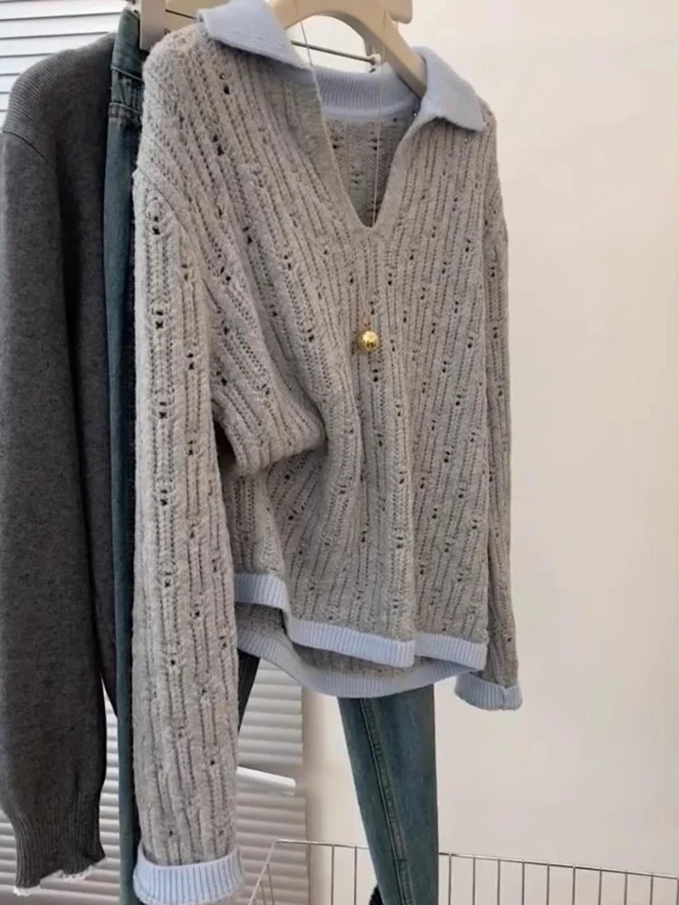 

Корейская трикотажная кофта с длинными рукавами для женщин, осенне-зимняя новинка, приятная к телу, облегающая, базовый слой, модный топ