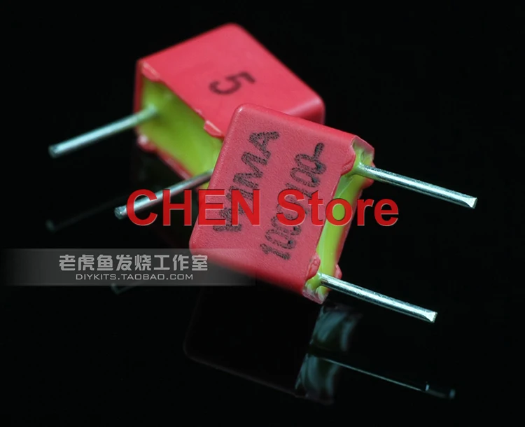 1pcs FKP2 WIMA film capacitor hi-fi audio 33p 47p 68p 100p 220p 330p 470p 680p 1nf 2.2nf 4.7nf 6.8nf 10nf 22nf 1000v 630v 100v
