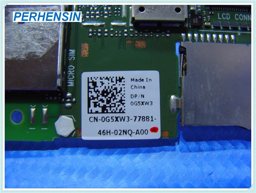CN-0G5XW3 For Dell Venue T01C T01C003 7 3740 Genuine Tablet Atom Motherboard G5XW3 0G5XW3 100% WORK PERFECTLY 100% Perfect Work