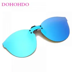 DOHOHDO Polarized Clip On Sunglasses Men Women Sports Eyewear Driving Clip-On Night Vision Lens Photochromic Eyeglasses UV400