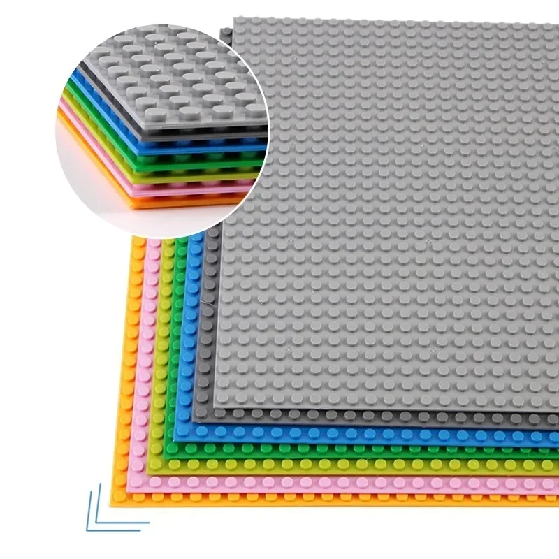 2Pcs Base Plate 32*32 32*16 Studs Classic Figures Building Blocks Plates Bricks Baseplate Blocks Children Toys For Kid Gifts