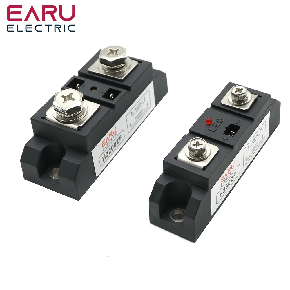 

Industrial Solid State Relay SSR Module Single Phase Input 3-32VDC Output 24-480VAC Industrial 60A 80A 100A 120A 150A 200A 300A