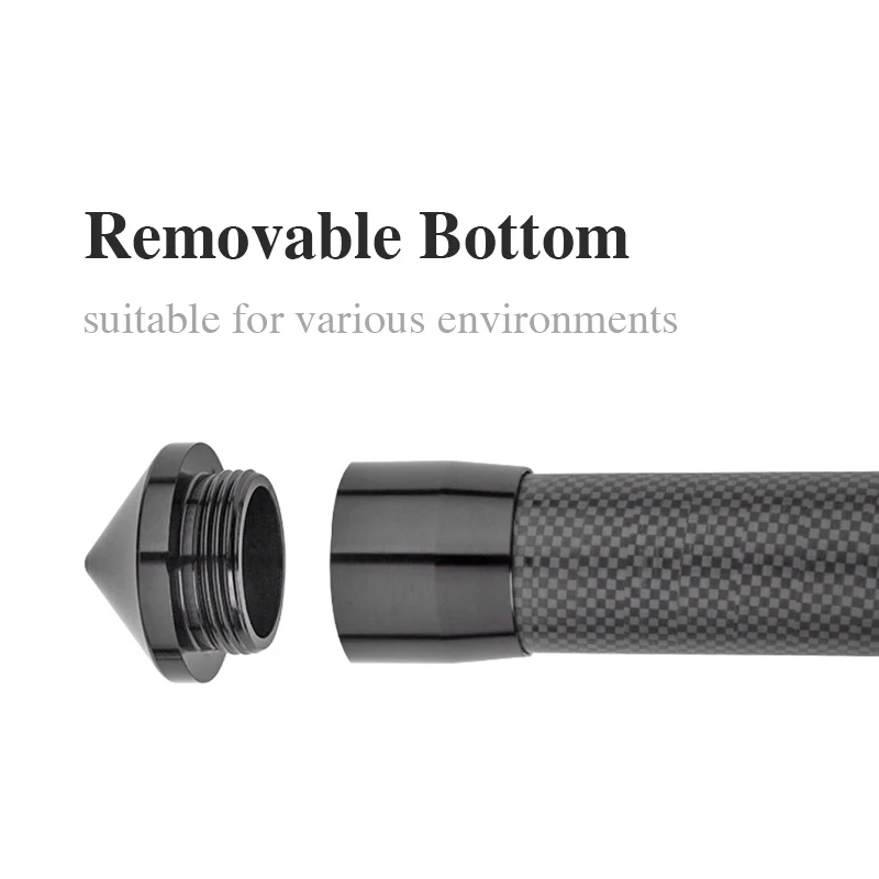 Carbon Fiber Tarp Pole Teleskop 3m Tarp Pole Teleskop Leichte Camping Pole Carbon Ultraleicht 2,4m Zelt Pole Einstellbar – Detail 7