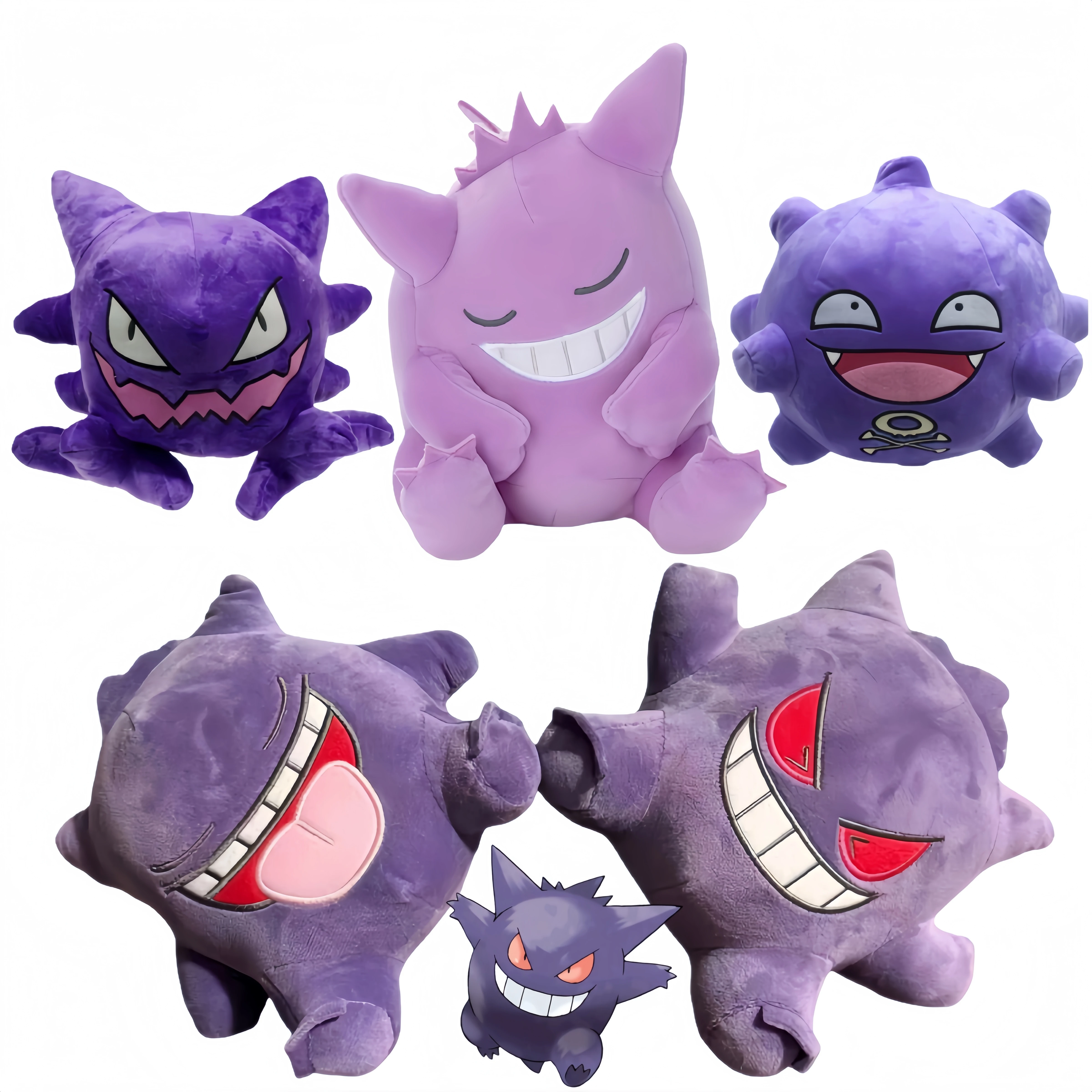 البوكيمون النوم Gengar أنيمي بيكاتشو Peluche بلوشي لعبة Gastly Evolution Edition Haunter Gengar ألعاب من نسيج مخملي Koffing محشوة دمية #1
