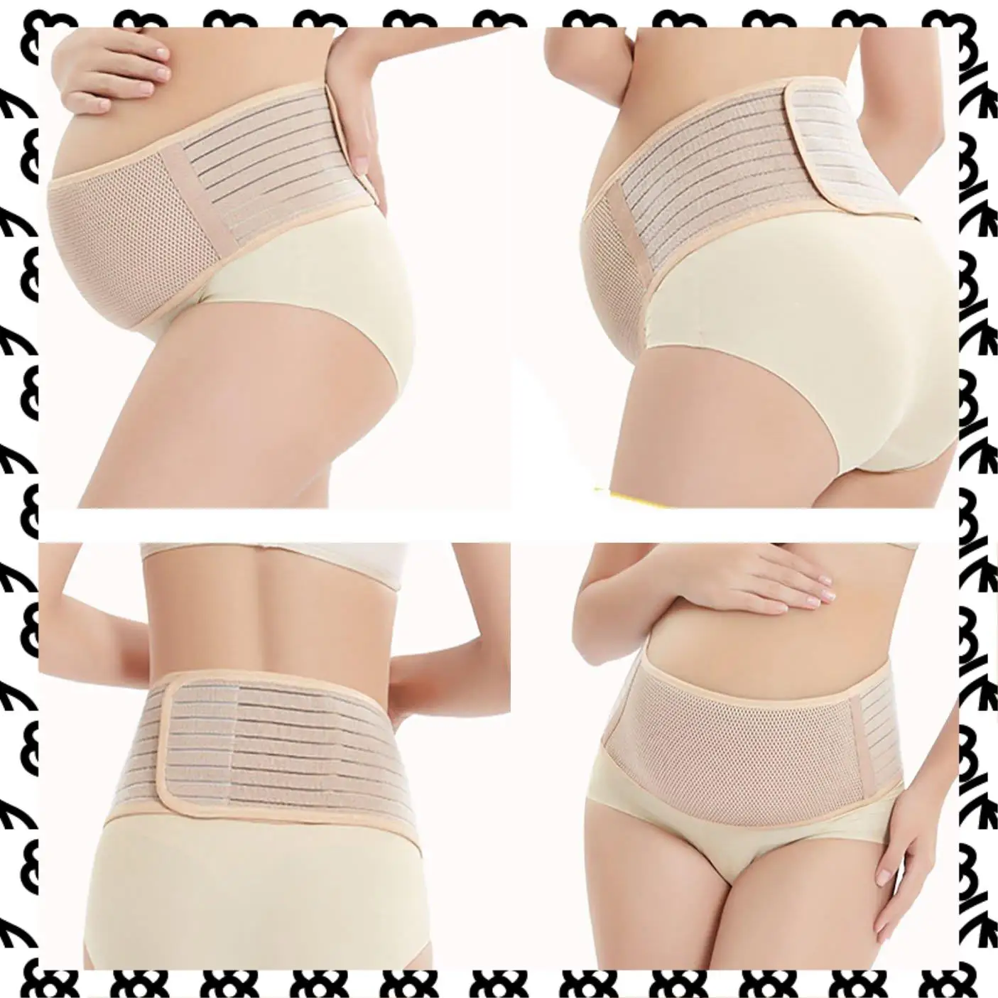 

A07I поддерживающий пояс для беременных, дышащий пояс для беременных, бандаж для живота, регулируемая поддержка спины/пельники-L