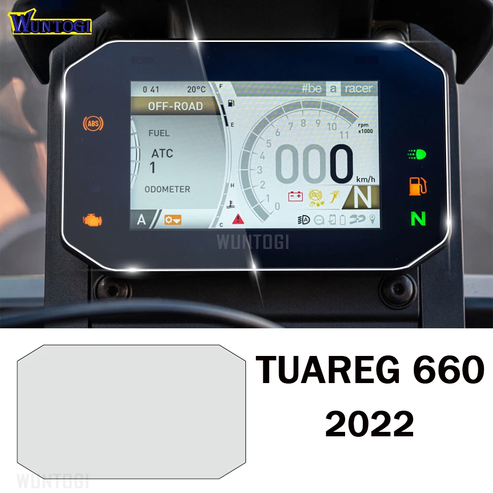 

Tuareg 660 2022 Dashboard Screen Protector for Aprilia Tuareg 660 2022 Anti-glare Scratch Cluster Screen Protection Film