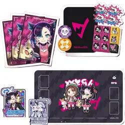 64Pcs/set Pokemon Marnie Cards Sleeve Cards Mat Game Props Acg Ptcg Gx Plate Indicator Anime Game Characters Card Peripherals