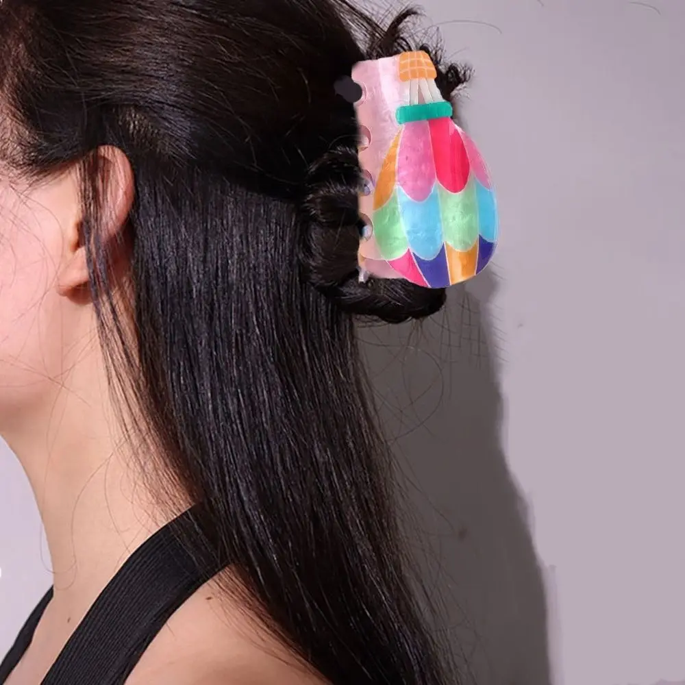

Personalized Acrylic Angel Hair Claw Balloon Bow Flower Hair Clip Geometry Star Jellyfish Shark Clip Streetwear