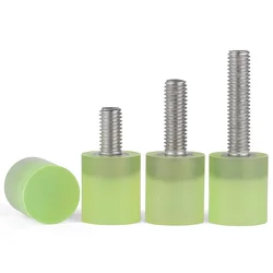 304 Stainless Steel Polyurethane Coating / Cushioning And Collision Prevention / Shock Absorption / Adhesive Head Bolt M4-M12