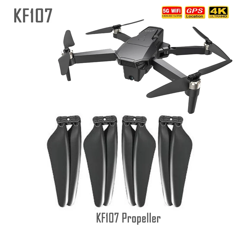 KF107 oryginalne śmigła rekwizyty ostrze część zamienna do RC Drone 5G GPS Wifi FPV bezszczotkowy Quadcopter KF107 KF-107 rekwizyty akcesoria