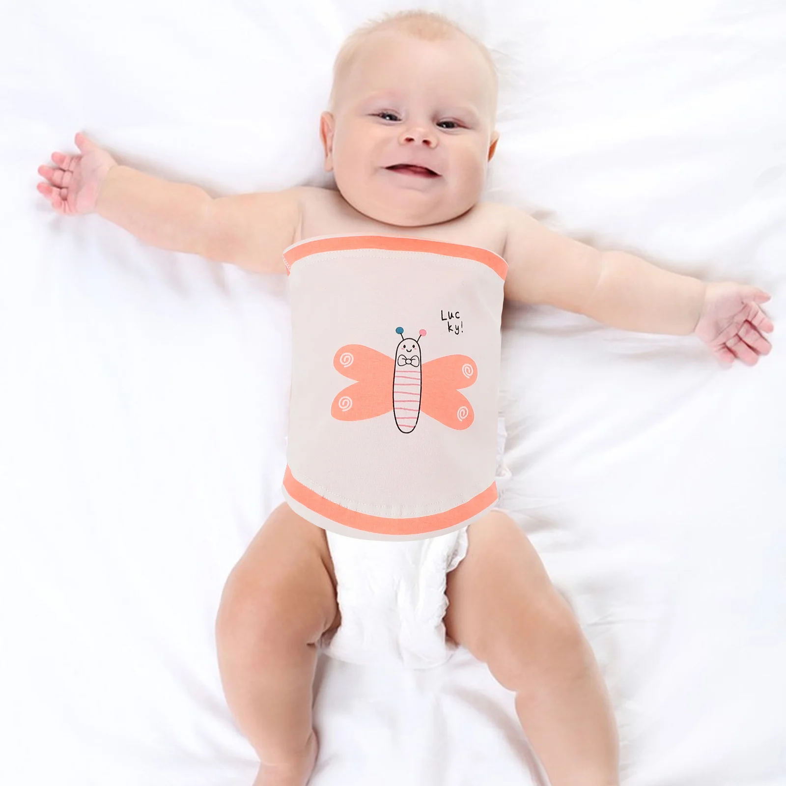 

Baby Cotton Belly Wrap Summer Thin Breathable Newborn Belly Band Protector Navel Sleeve Cord Cover Infant Protective Belt