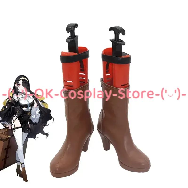 

Game Blue Archive WAKABA Hinata Cosplay Shoes Halloween Carnival Boots PU Shoes Cosplay Props Custom Made