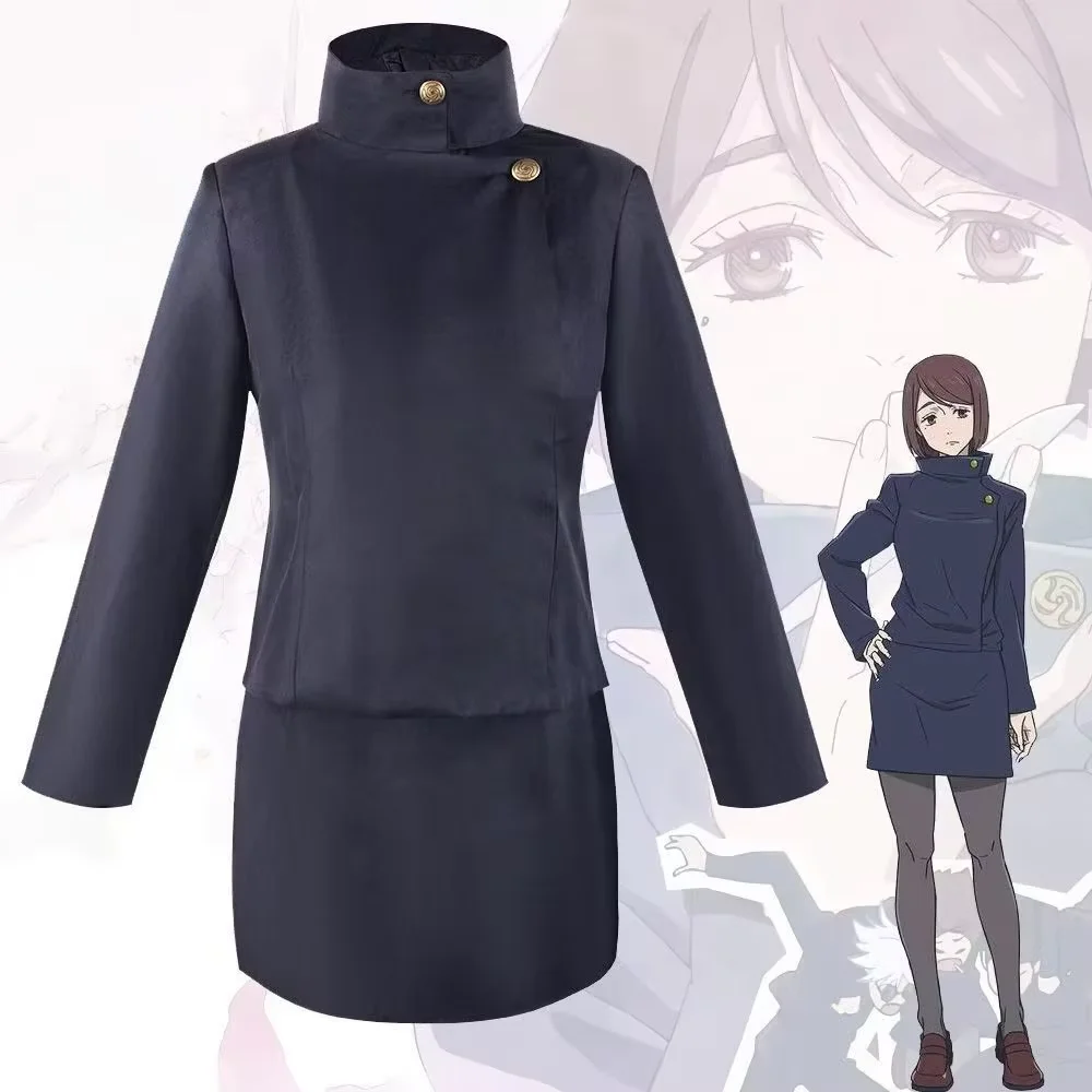 

Anime Ieiri Shoko Cosplay Costume High School Uniform Outfit And Wig For Women Comic Con Halloween Party Role Play Outfits