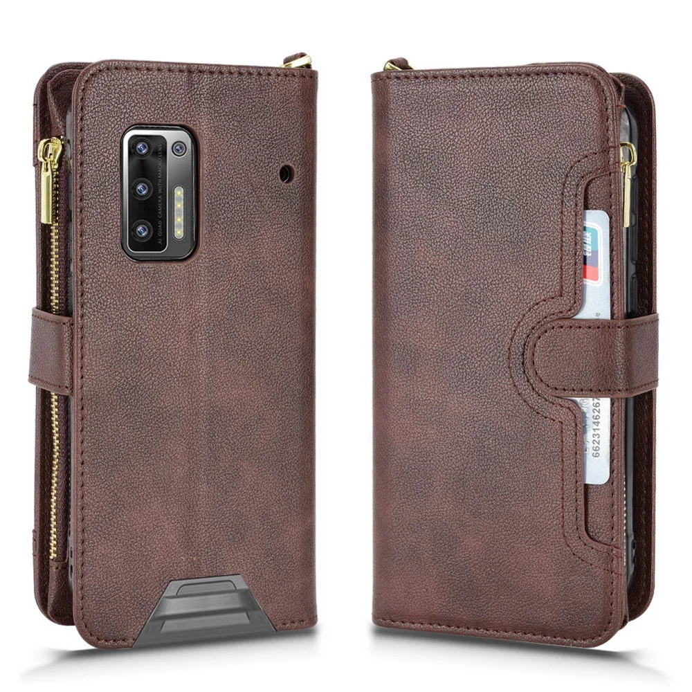 

Case for Doogee S97 Pro Phone Cover with Card Slot for Doogee S97Pro Capa Wallet Bag Zipper Protective Shockproof Funda