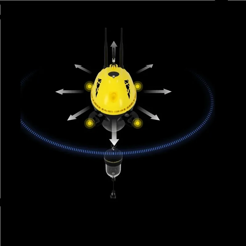 CHASING F1 Pro Fish Finder Waterproof Drone 6 Hours Runtime 20m Working Depth Wireless Underwater Fishing Camera Drone