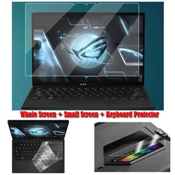 Anti Glare Scratch Cover Whole Screen + Small Screen + Keyboard Protector For ASUS ROG Flow Z13 GZ301 2022