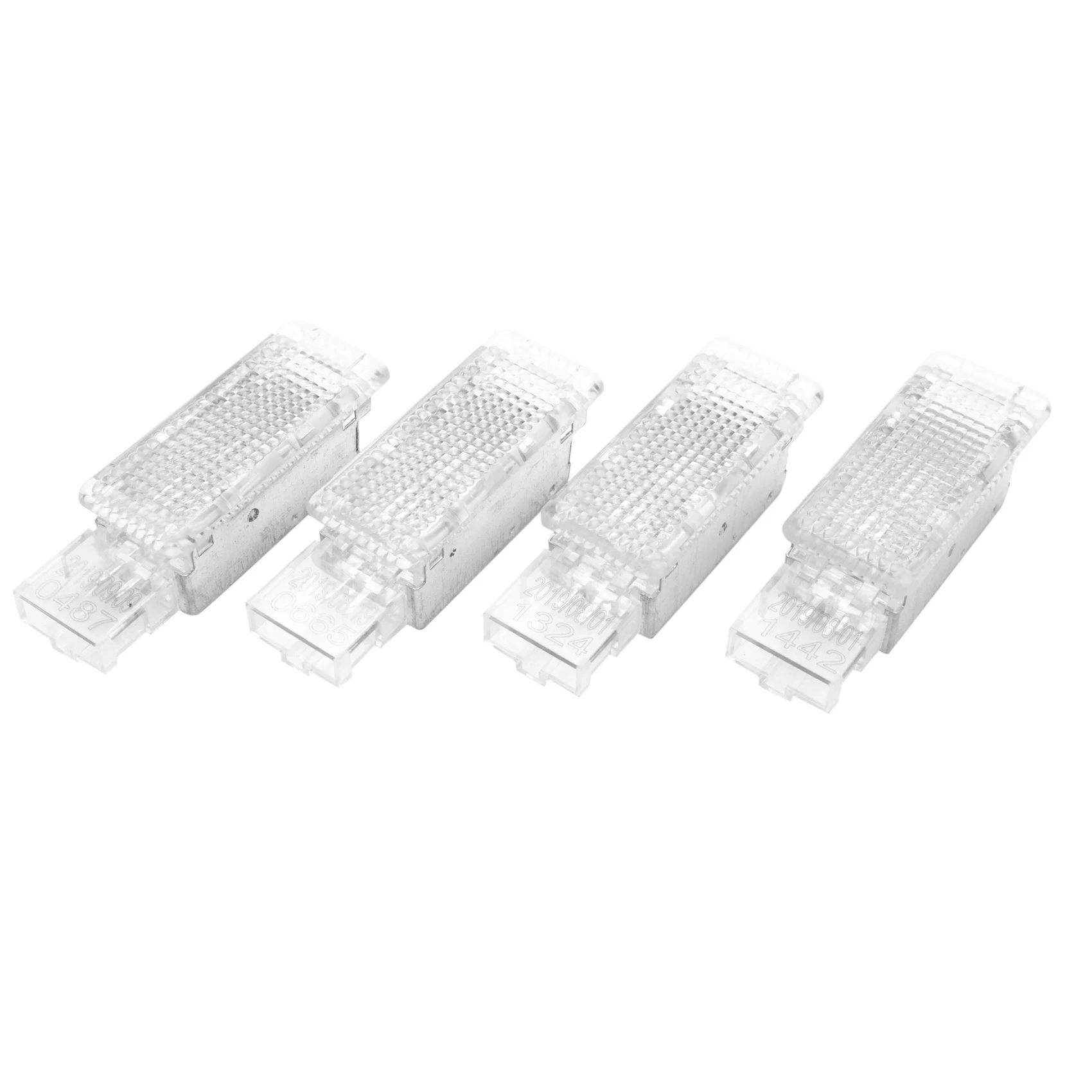 AEA6-4 Pcs Car Interior Halogen Footwell Light Glove Box Trunk Lamp For Passat B6 Jetta Golf 6 MK6 MK7 Tiguan 7L0947415 3TD view 4