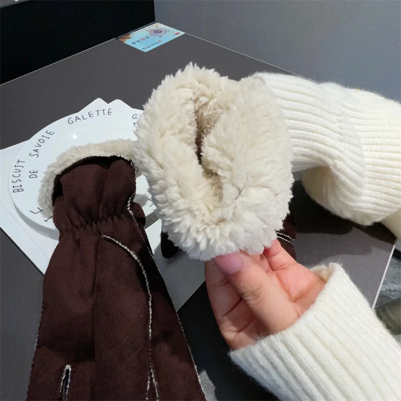 Winter Outdoor Windproof Cycling Gloves For And Windproof Gloves Warm In Winter Velvet Autumn Gloves Gloves Mitten Winter Gloves