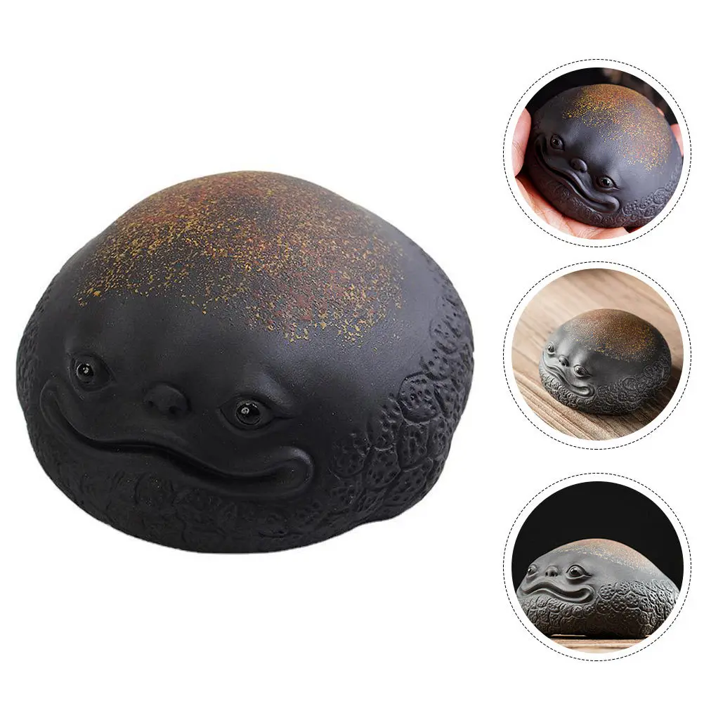 

1Pcs Lovely Tea Pet Decor Exquisite Craftsmanship Lifelike Party Displaying Ornament