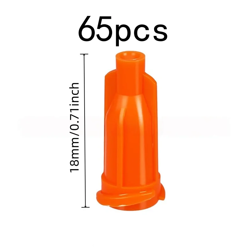 65 pcs Glue Applicator Caps, Easy Push-On Design, suitable for Adhesive Preservation, Durable Plastic Material