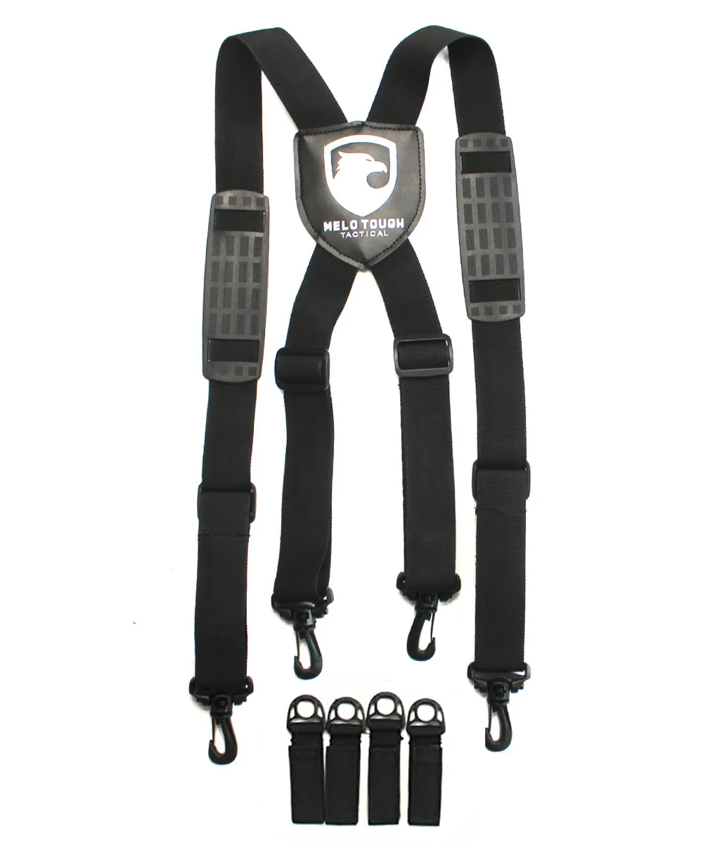 Adjustable Equipage Suspender X Type Tactics Braces New Tactical Suspenders Men Duty Belt Harness Combat Readiness Strap