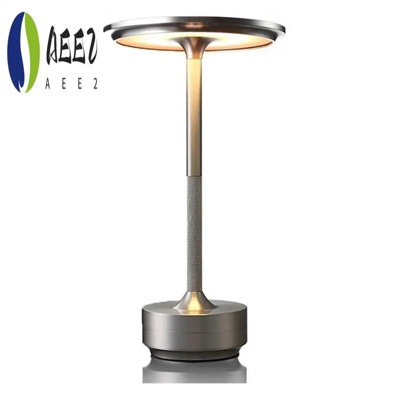 AEE2-Cordless Table Lamps Touch Control Atmosphere Light 2000Mah Rechargeable Battery Operated LED Table Lamp For Bedside
